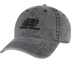 Denim Embroidered Hat