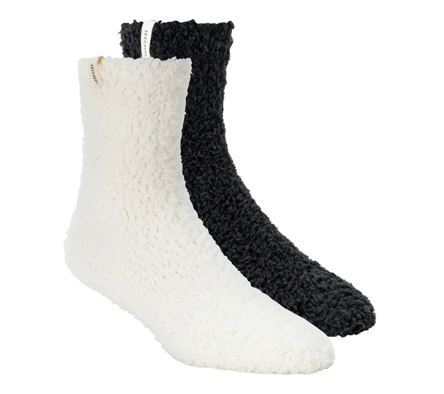 GO LOUNGE Furry Crew Socks - 2 Pack