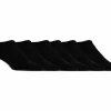 6 Pack Half Terry Invisible Socks