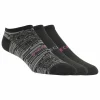 3 Pack No Show Microfiber Socks