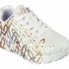 Skechers X JGoldcrown: Uno Lite - Metallic Love