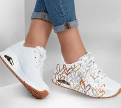 Skechers X JGoldcrown: Uno - Metallic Love