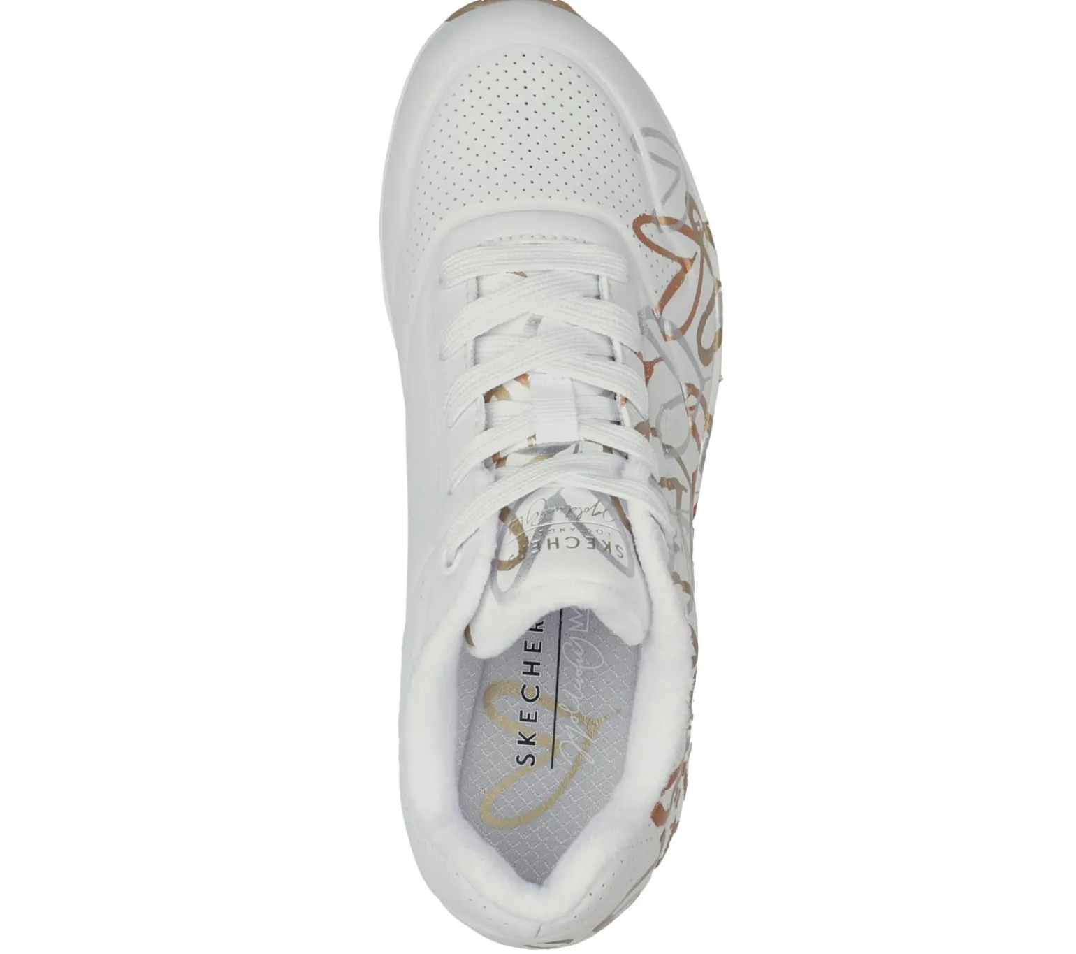 Skechers X JGoldcrown: Uno - Metallic Love