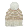 Textured Stripe Chunk Beanie